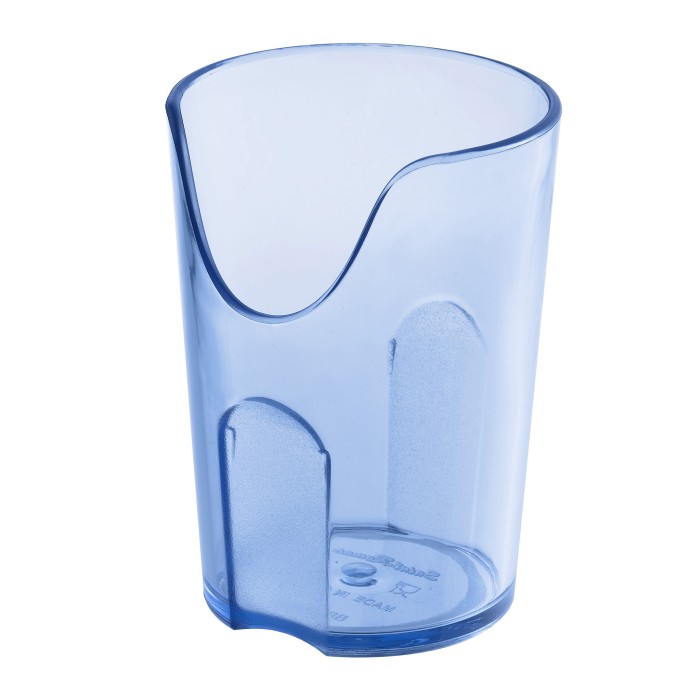 VERRE A DECOUPE NASALE BLEU X25