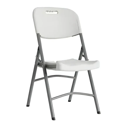 CHAISE PLIANTE GRANITE 88X42X39 BLANC YAOSHAN