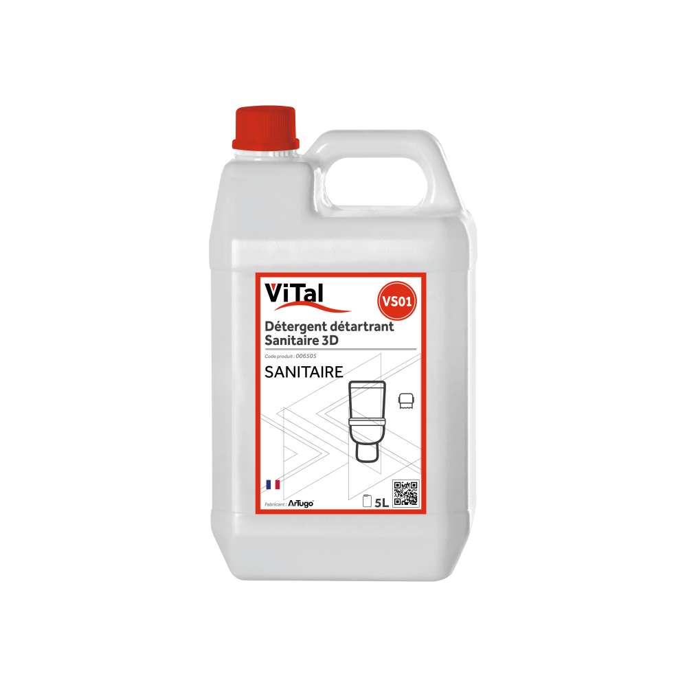 DETARTRANT DESODORISANT  DESINFECTANT SANITAIRE 800ML