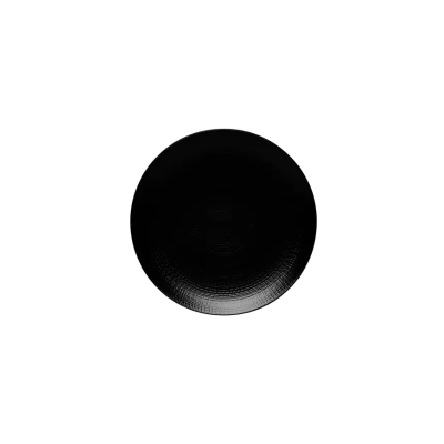 ASSIETTE PLATE RONDE 28 CM MODULO PIERRE DE LAVE-NOIRE X 6