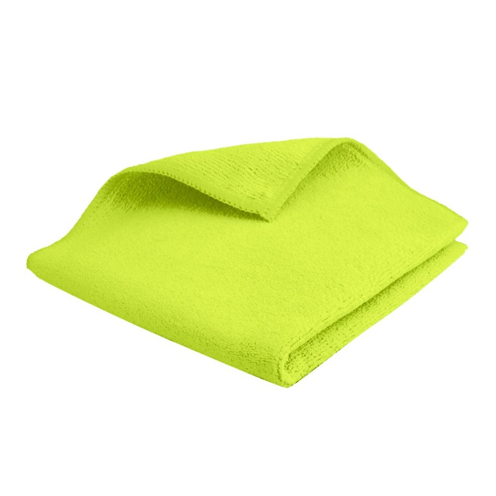 LAVETTE MICROFIBRE ECOLINE 32X36 JAUNE EN LOT DE 5