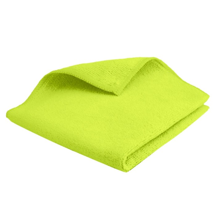 LAVETTE MICROFIBRE ECOLINE 32X36 JAUNE EN LOT DE 5