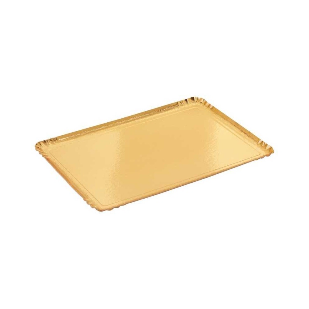 PLATEAU TRAITEUR OR 19X28