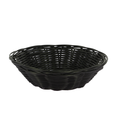 CORBEILLE  RONDE NOIRE 23X6.5 CM