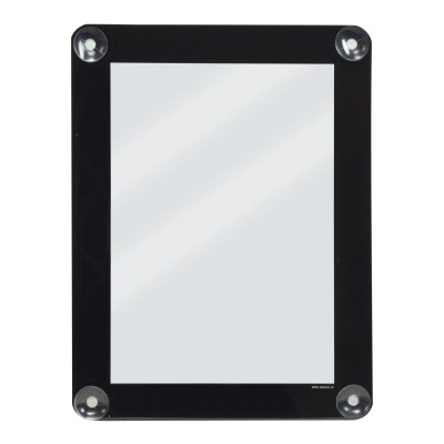 PORTE-AFFICHES POUR VITRES- A4-NOIR SECURIT
