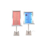PORTE-MENUS LED COLOREES SECURIT 99X52CM