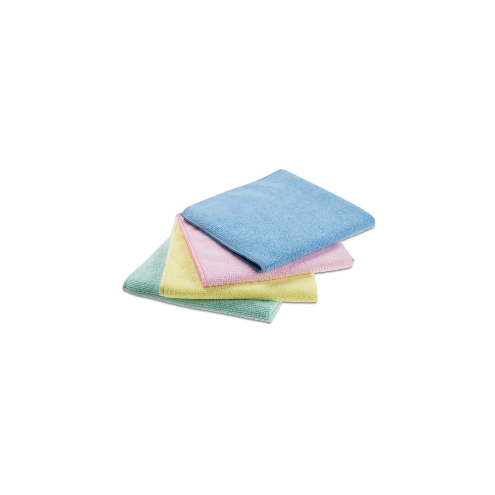 LOT DE 5 LAVETTES MICROTUFF VERTES 36X36