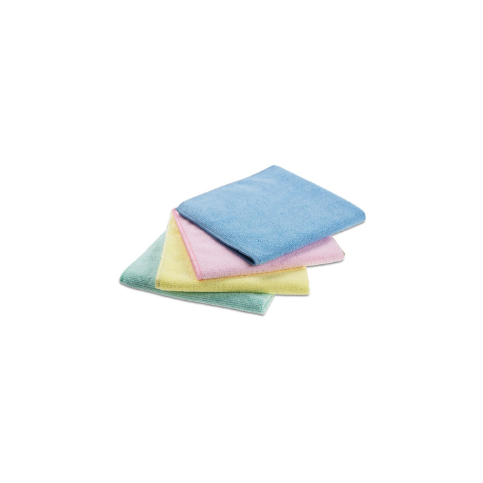 LOT DE 5 LAVETTES MICROTUFF VERTES 36X36