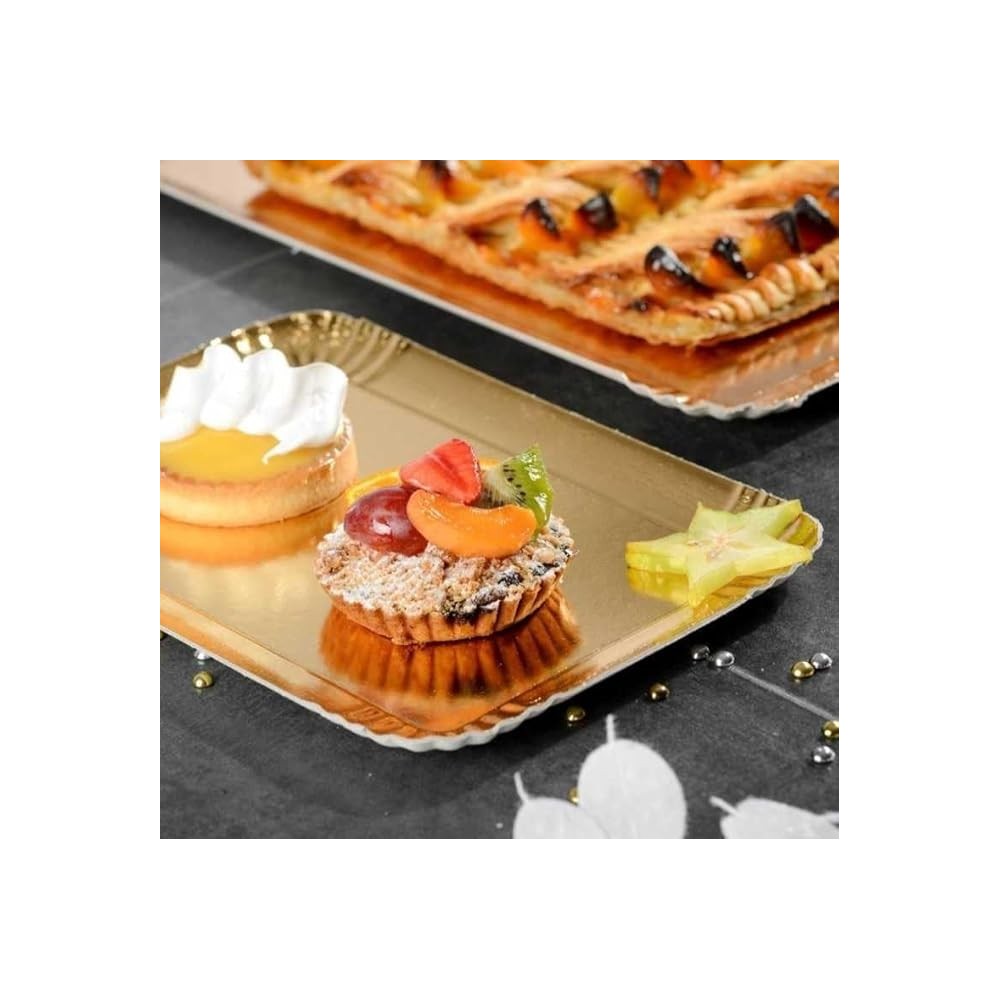 PLATEAU TRAITEUR OR 28X42