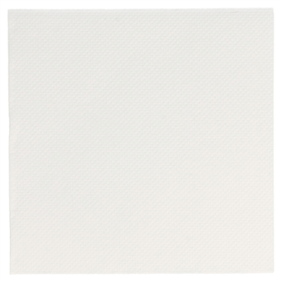 2400 SERVIETTES COCKTAIL 20X20 BLANCHES DOUBLE POINTS