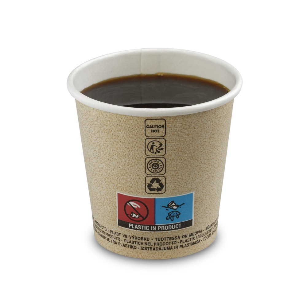 1000 GOBELETS CARTON KRAFT 12CL