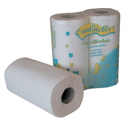 ESSUIE TOUT BLANC 50 FORMATS - 2 PLIS X40 ROULEAUX
