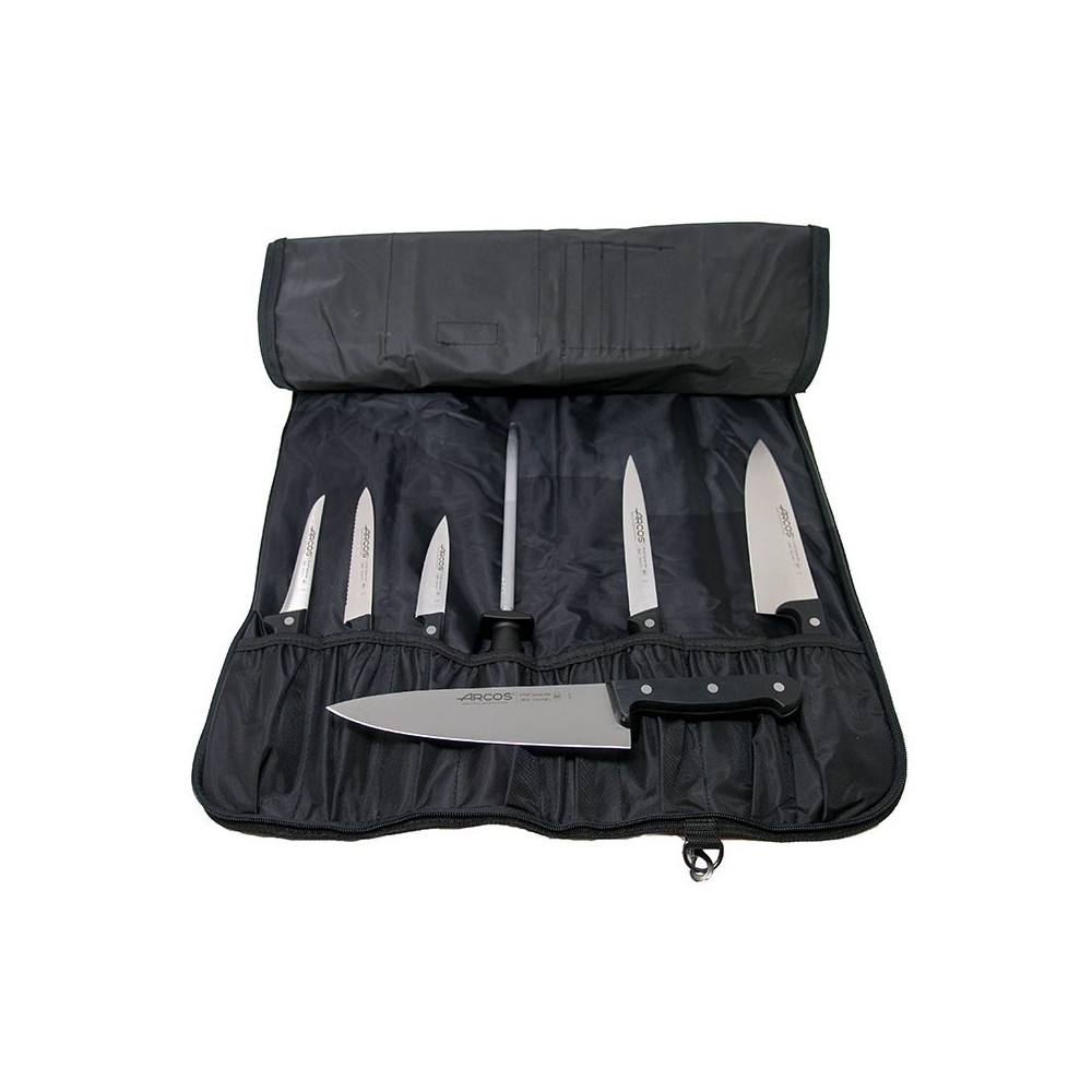 TROUSSE MAITRE GARNIE 7 COUTEAUX + FUSIL