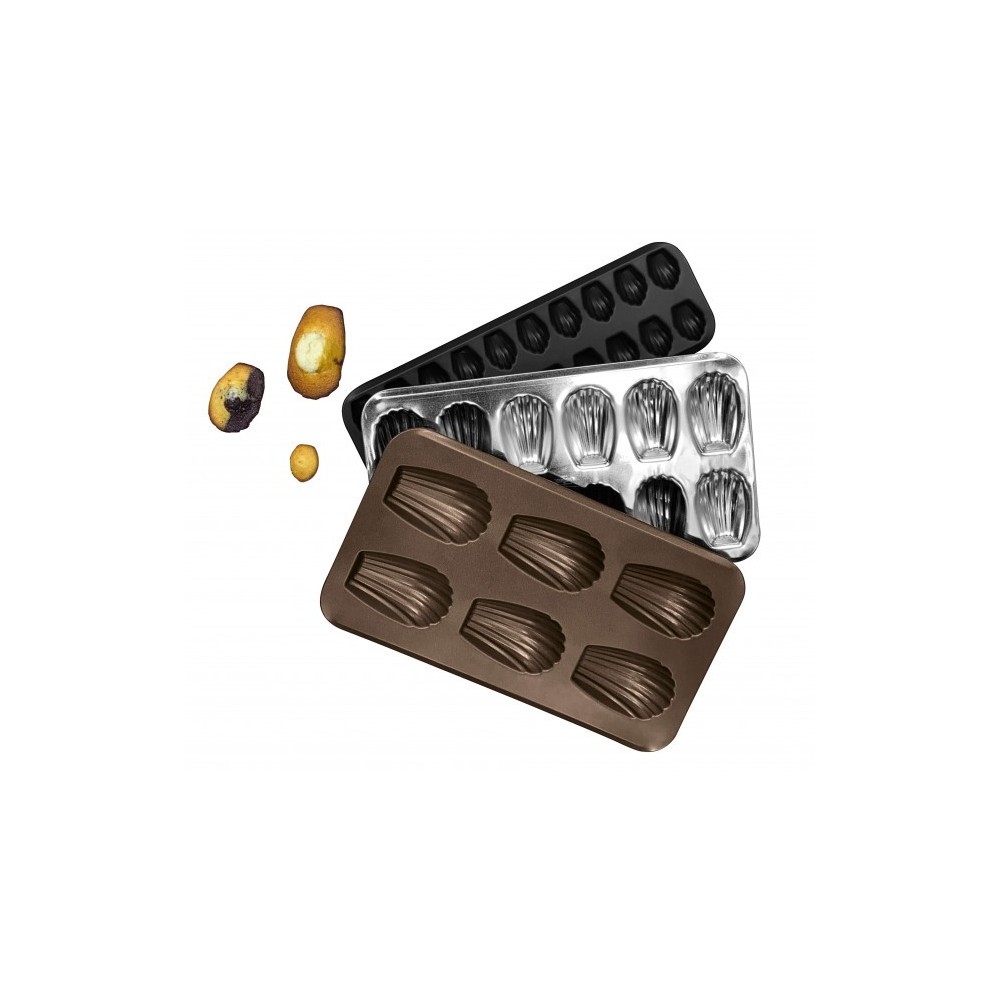 PLAQUE À MADELEINES ANTI-ADHÉRENTE