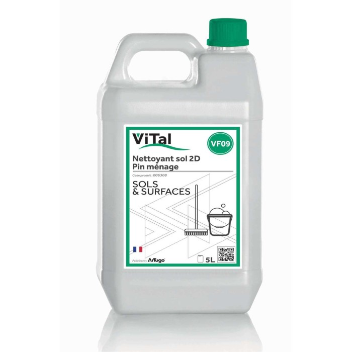 BIDON DE 5L Vital sol 2D pin ménage