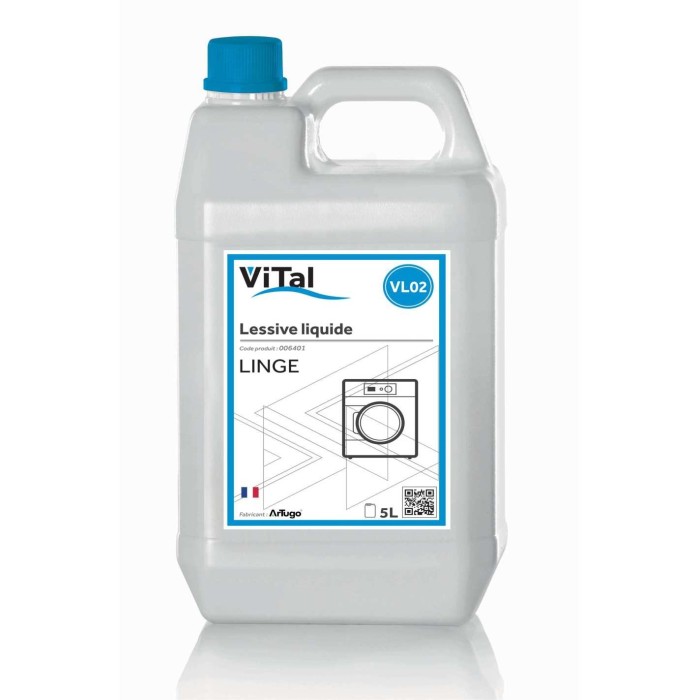 VITAL LINGE LESSIVE LIQUIDE 5L