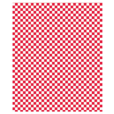 PAPIERS ALIMENTAIRES CARREAUX ROUGES/ BLANCS X 1000