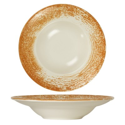 ASSIETTE A PATES 27 CM PAN ORANGE X 6