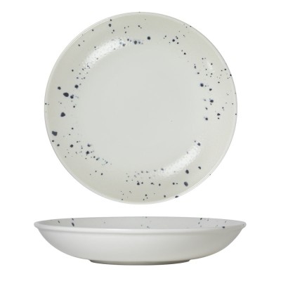 ASSIETTE CREUSE 25 CM APHRODITE BLEU & BLANC X 6