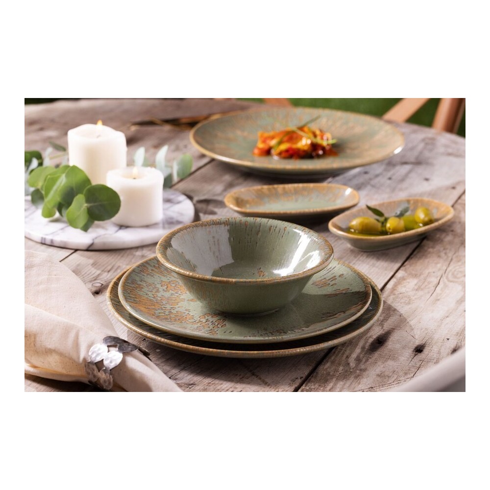 ASSIETTE PLATE SAGE SNELL 27 CM X 12