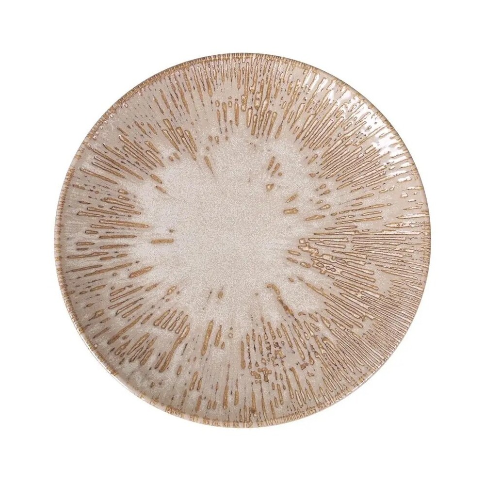 ASSIETTE PLATE SAND SNELL 27 CM X 12