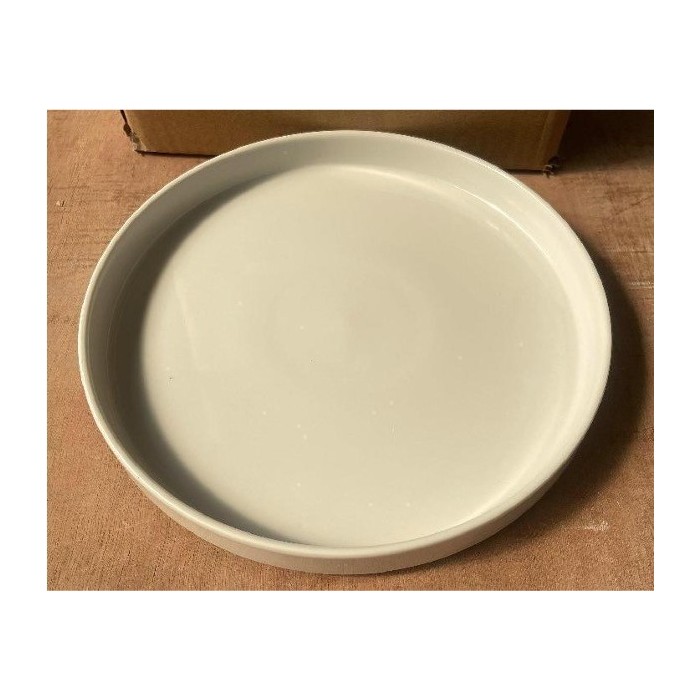 ASSIETTE BLANCHE PORCELAINE LOUNGE X 3