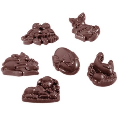 PLAQUE CHOCO 3X6 SUJETS PAQUES