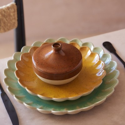 MARRAKESH-ASSIETTE SALADE/DESSERT 22CM X 6