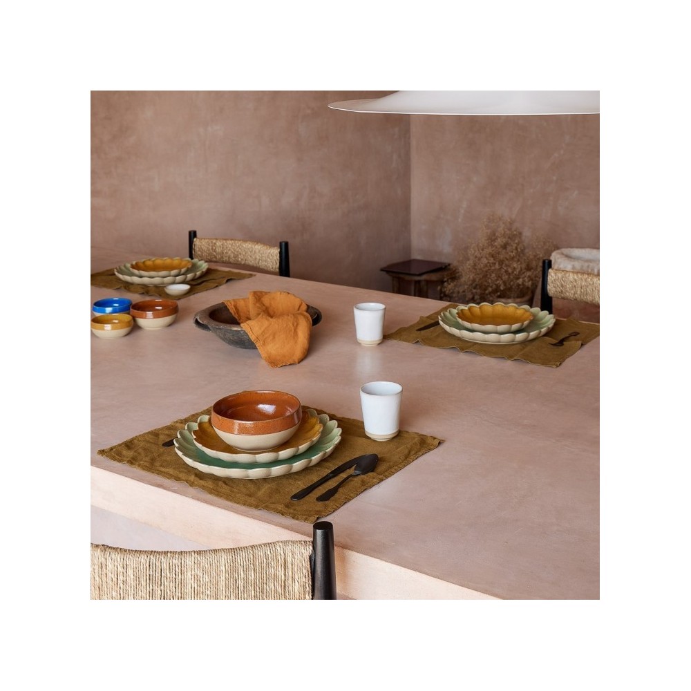 MARRAKESH-ASSIETTE SALADE/DESSERT 22CM X 6