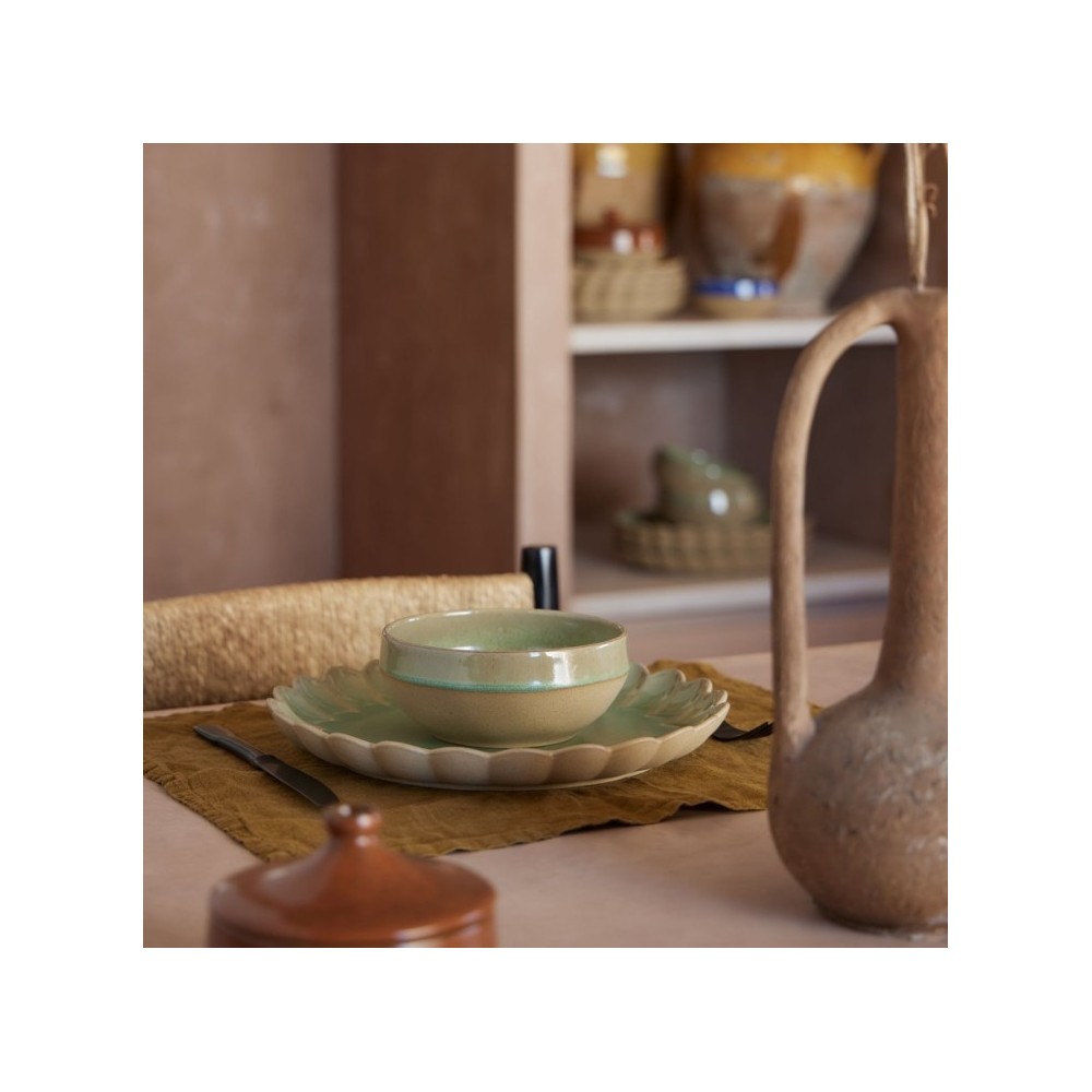 MARRAKESH-BOL A SOUPE/CEREALES 15CM-EUCALYPTUS X 6