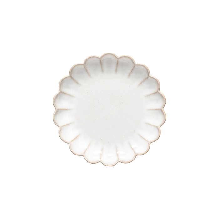 MARRAKESH-ASSIETTE SALADE/DESSERT- SABLE BLANC 22CM X 6