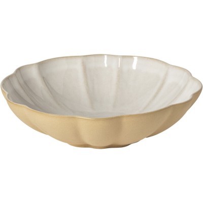 MARRAKESH-ASSIETTE A SOUPE/PATES 23CM-SABLE BLANC  X 6