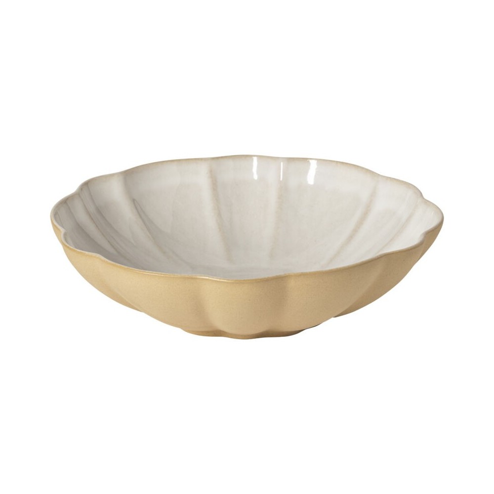 MARRAKESH-ASSIETTE A SOUPE/PATES 23CM-SABLE BLANC  X 6