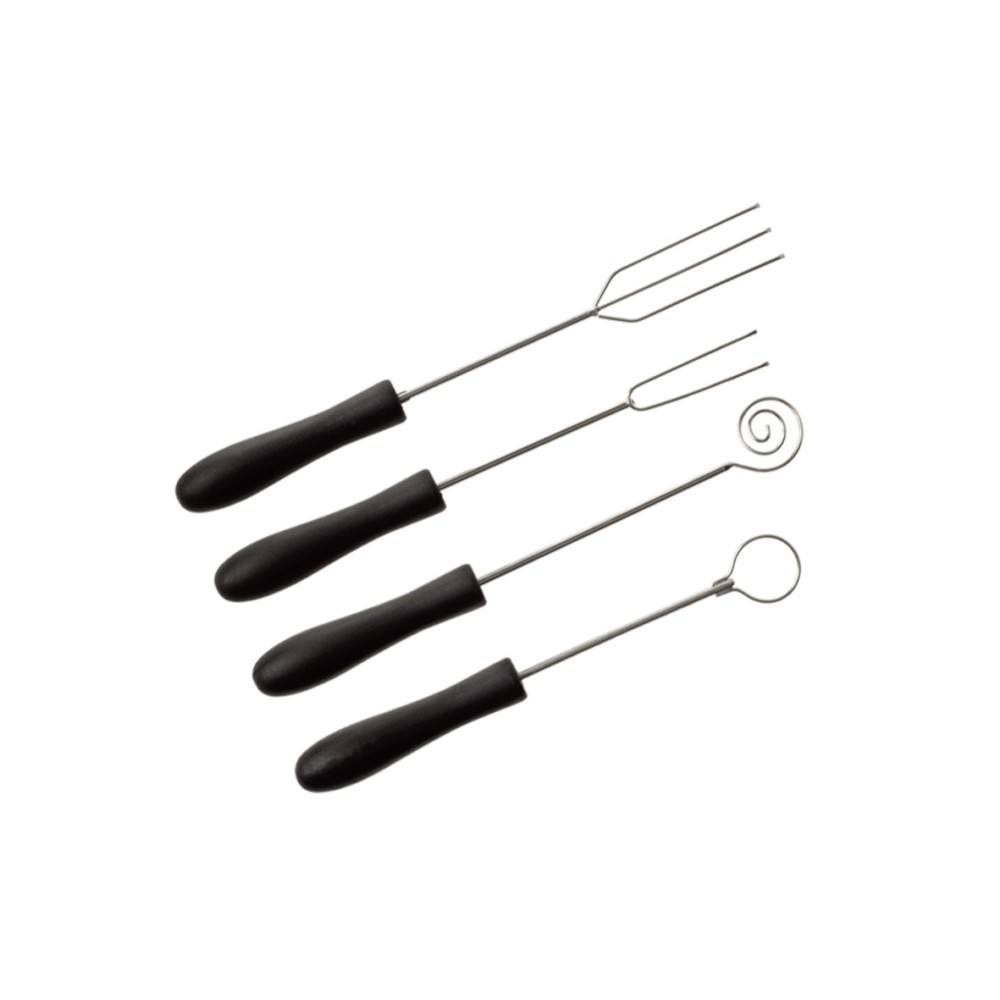 LOT DE 4 BROCHES A TREMPER LE CHOCOLAT