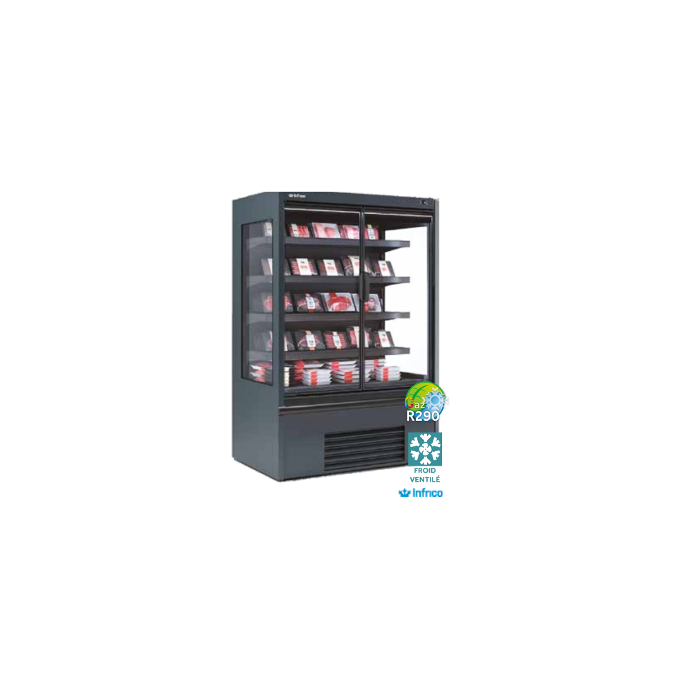 VITRINE MURALE REFRIGEREE FERMEE AVEC GROUPE R290