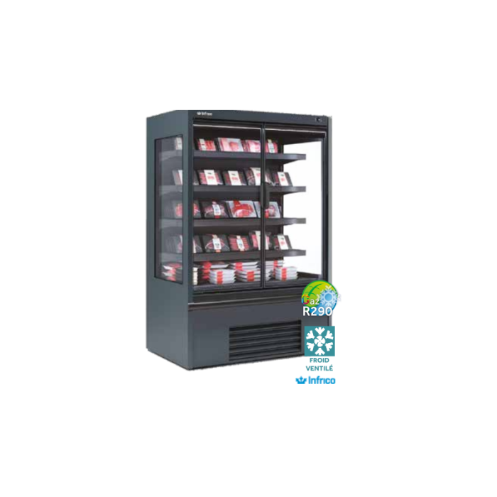VITRINE MURALE REFRIGEREE FERMEE AVEC GROUPE R290