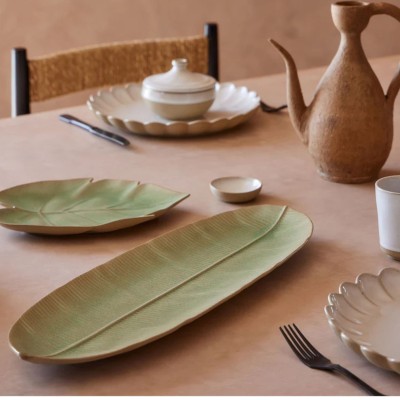 FEUILLE DE MONSTERA 27CM- MARRAKESH X 2