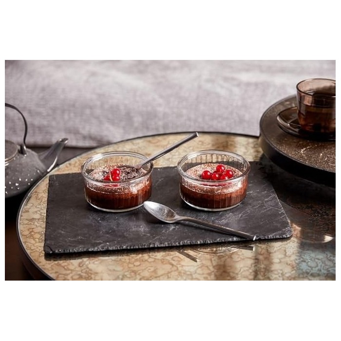 4 RAMEQUINS TRANSPARENTS 13.5CL