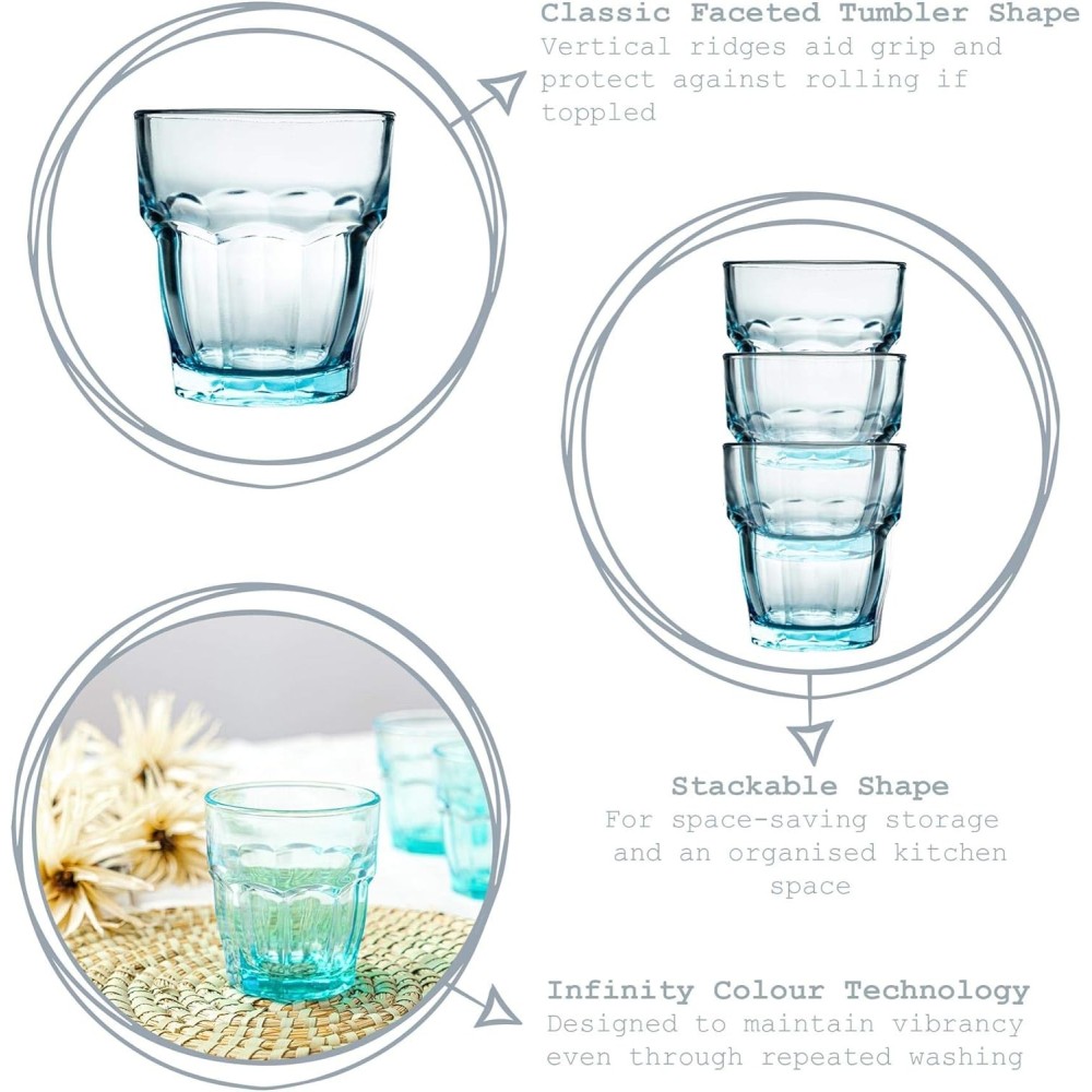 GOBELET ROCK BAR 27CL -BLEU X 6