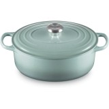 COCOTTE OVALE 29CM SEA SALT LE CREUSET SIGNATURE
