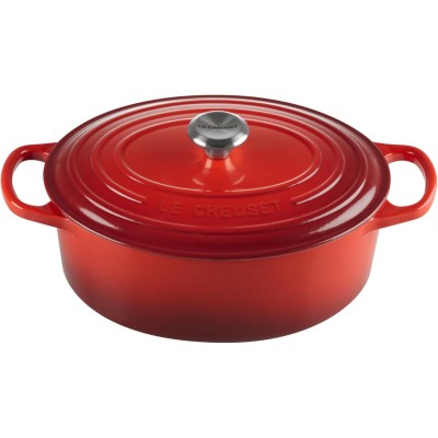 COCOTTE OVALE CERISE 27CM LE CREUSET