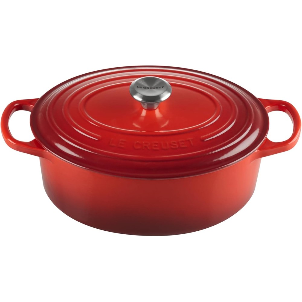 COCOTTE OVALE CERISE 27CM LE CREUSET