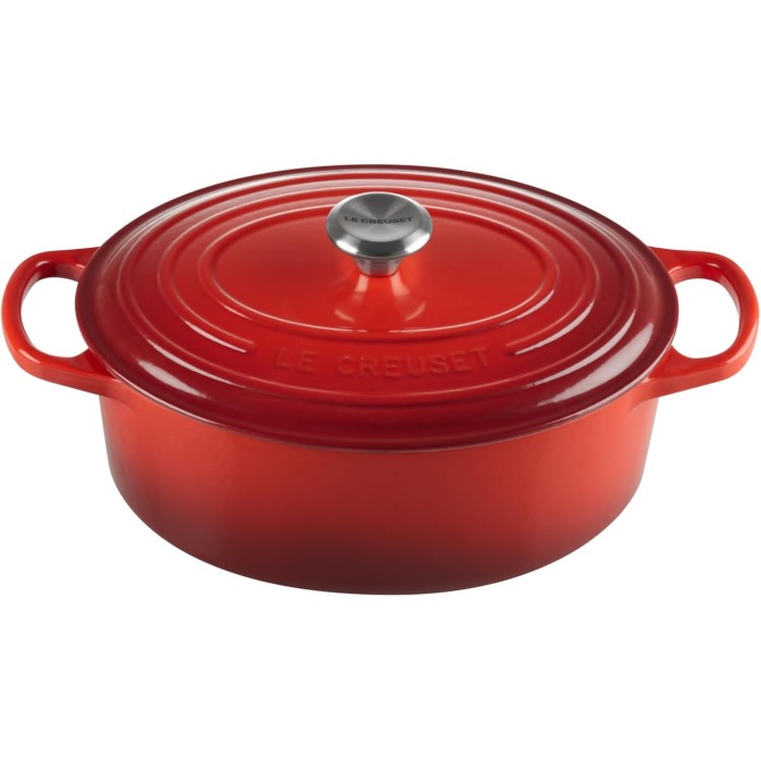 COCOTTE OVALE CERISE 27CM LE CREUSET