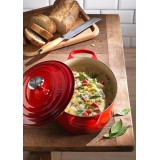 COCOTTE OVALE CERISE 27CM LE CREUSET SIGNATURE