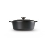 COCOTTE OVALE NOIRE MAT 29CM LE CREUSET SIGNATURE