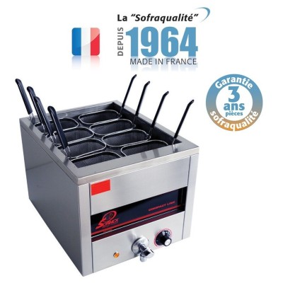 Cuiseur à pâtes 8 bacs 1/8 : performance et cuisson professionnelle