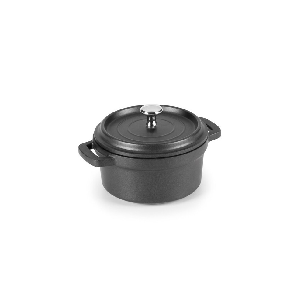 FAITOUT NOIRE ALUMINIUM FONDU 9.5 CM