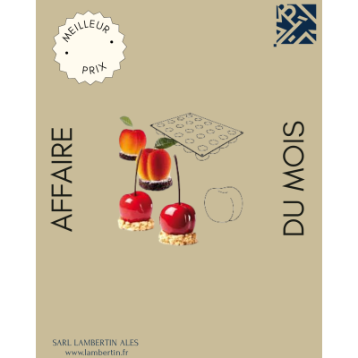 MOULE TROMPE L'OEIL CERISE / PECHE