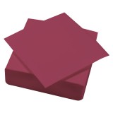 SERVIETTES OUATE POINT A POINT 38X38 BORDEAUX  x 1200