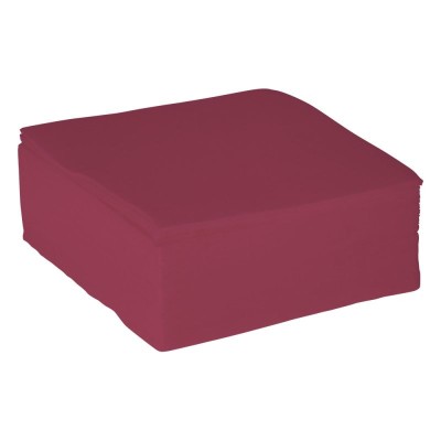 Serviettes ouate point à point 38x38 cm bordeaux x1200 | Global Hygiène